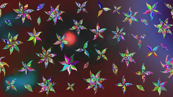 Çiçek arkaplanlı soyut zarafet eskiz deseni. Raster Güzel kumaş deseni.