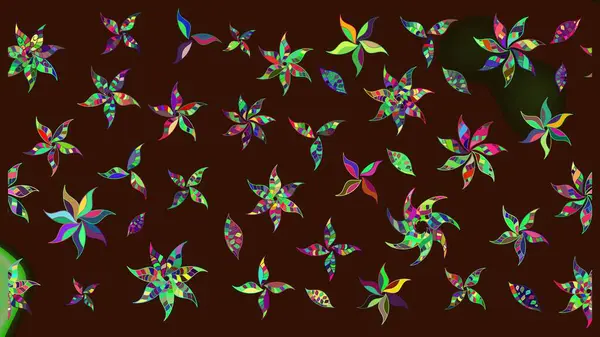 Kahverengi renkli çiçekler. Nazik, narin çiçek arkaplanı. Raster çiçek desenli ve çiçekli..