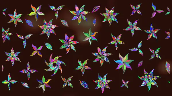 Küçük kahverengi çiçeklerdeki oldukça eski bir besin torbası deseni. Tekstil, kumaş, kapaklar, duvar kağıtları, baskı, paket, koleksiyon defteri, örgü, dekupaj için çiçek arkaplanı..