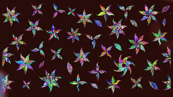 Raster. Zarif, parlak ve eskiz kahverengi çiçek desenli tasarım. Sabıka baskıları, bebek kıyafetleri, duvar kâğıtları, paket kutuları vb..