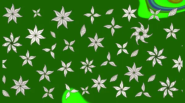 Raster illüstrasyonu. Güzel, parlak, pürüzsüz kumaş, tuval. Çiçek çelengi. Kıvırcık, parlak örgü. Eski moda arka plan. Desen, çizim, çiçek sınırı..