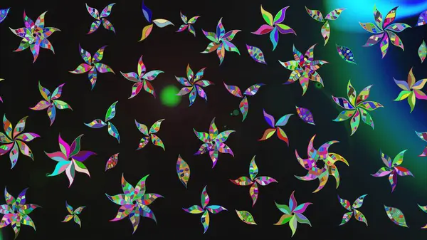 Parlak renkli çiçekleri ve gri renkli yaprakları olan harika bir çiçek deseni. Modern çiçek arkaplanı. Halk tarzı. Moda baskıları için zarif bir şablon.