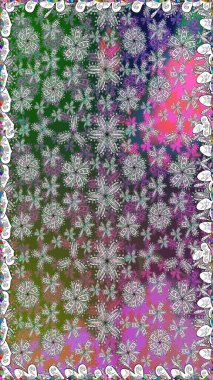 Çiçekli güzel suluboya desen. Gri renklerde. Raster illüstrasyonu.