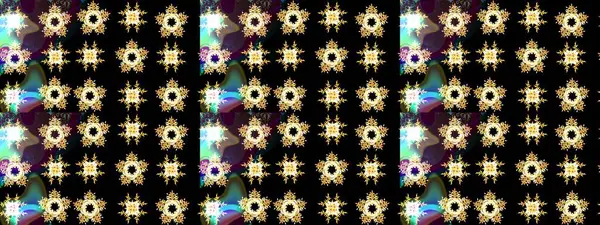 Yeni yıl kar tanesi. Siyah, kahverengi ve sarı renklerde şirin soyut kar tanesi raster tasarımı. Düz kar karalama ikonları, kar taneleri silueti Noel afişi için, kartlar.