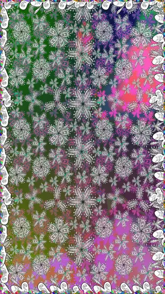 Çiçekli güzel suluboya desen. Gri renklerde. Raster illüstrasyonu.