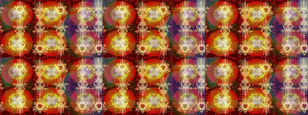 Renkli elementlerle Raster ilginç desen