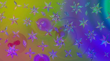 Suluboya etkisi. Organik elementler. Botanik çizim kalıbı. Raster deseni.