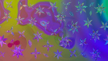 Beautiful watercolor Bouquet of summer flowers sketch pattern. Nice fabric pattern.