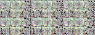 Çiçek deseni. Çiçek dikişsiz arka plan. Raster illüstrasyon. Süs bahar bahçe dokusu gelişmek.