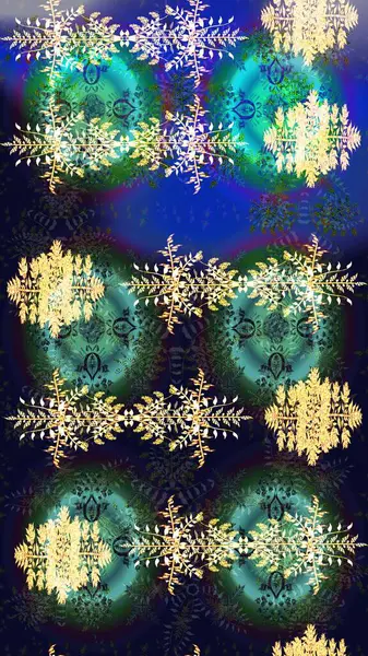 Kar tanesi kışı mavi, gri ve yeşil renklerde yalıtılmış. Noel tasarımı için. Mavi, gri ve yeşil ikon silueti. Raster illüstrasyonu. Kutlamanın sembolü. Yeni yıl işareti.