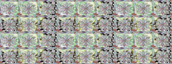 Çiçek deseni. Çiçek dikişsiz arka plan. Raster illüstrasyon. Süs bahar bahçe dokusu gelişmek.