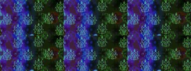 Raster Çiçek İllüstrasyonu 'nun şirin tekstili. Gri renkli etnik çiçeklerle zarif eskiz deseni.