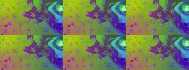 Yumuşak fayans. Klasik çiçek desenli. Paketleme, tekstil, duvar kâğıdı için çiçek eskizi. Raster 'ın taze dokusu. Yumuşak pamuk tasarımı.