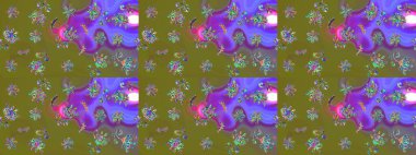 Doğal kozmetik ürünleri, parfüm, çiçekçi dükkanı için bahar ihalesi tasarımı. Kahverengi lale çiçekli Raster eskiz deseni. Karşılama ya da düğün geçmişi olarak kullanılabilir. Paket kağıdı için en iyisi..