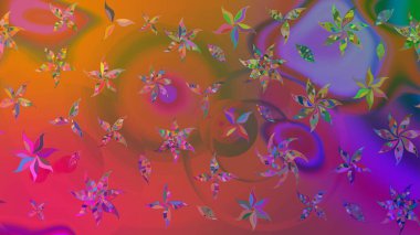 Doğal kozmetik ürünleri, parfüm, çiçekçi dükkanı için bahar ihalesi tasarımı. Karşılama ya da düğün geçmişi olarak kullanılabilir. Kahverengi lale çiçekli Raster eskiz deseni. Paket kağıdı için en iyisi..