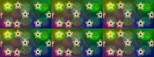 Kar tanesi ikonu, izole edilmiş. Renkli arka planda güzel kar taneleri. Düz dizayn. Raster illüstrasyonu.