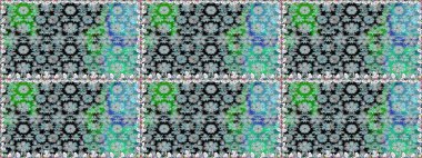 Raster - stok. Çiçekli kusursuz desen, suluboya çiçek deseni, sevimli çiçek, duvar kağıdı, kart veya kumaş için fayanslı.