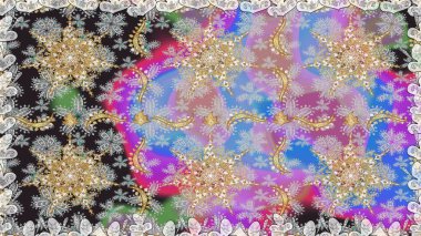 Kusursuz raster arka plan. Kusursuz çiçek deseni. Duvar kâğıdı barok, İspanyol kumaşı. Gri renklerde grafiksel, modern, pürüzsüz desen.