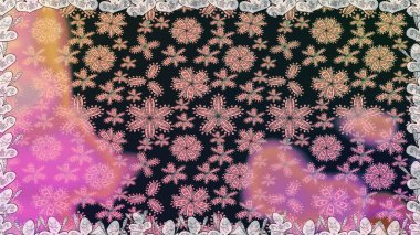 Raster dikişsiz çiçek deseni. Vadinin gri renkli çiçekleri.