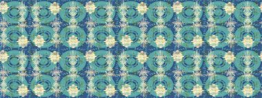 Raster tasarımı. Kar Tanesi Mozaik ikonu. Grafiksel element dekorasyonu. Siluet kar tanesi işareti izole edilmiş mavi, bej ve yeşil renkler. Düz dizayn. Sembol kışı, donmuş, Noel, yeni yıl tatili.