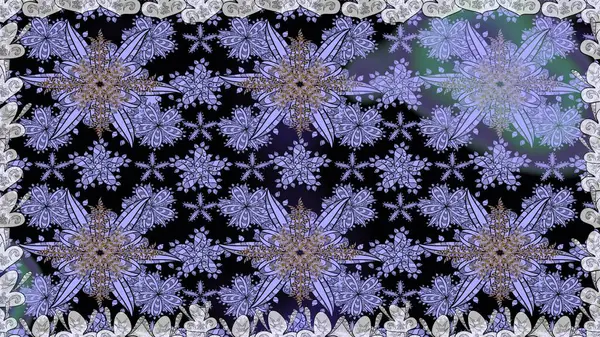 Sevimli çiçek desenli küçük çiçek. Raster resim. Dikişsiz Tony kumaş desen. Moda kumaş deseni.