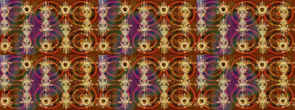 Düşen Noel stili kar taneleri. Güzel, kahverengi, turuncu ve yeşil kar taneleri renkli bir arka planda izole edilmiş. Kar taneleri, kar yağışı. Görüntü.