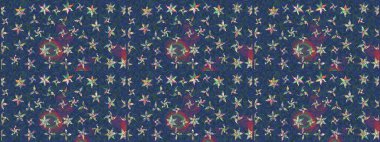 Güzel kumaş deseni. Güzel suluboya yaz çiçekleri deseni..