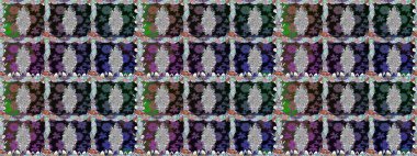 Siyah renkli çiçekler. Nazik, narin çiçek arkaplanı. Raster çiçek desenli ve çiçekli..