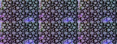 Suluboya resim taklit Raster çizimi. Klasik çiçekler. El çizimi, soyut ve süslü elementler. Siyah renkler. Yaz çiçekleri teması.