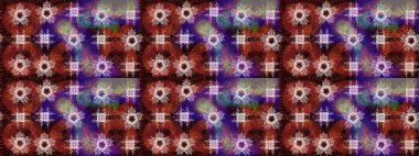 Raster illüstrasyonu. Renkli arka planda izole kar taneleri. Yüzey için tekrarlanan doku, ambalaj kağıdı, kahverengi, kırmızı ve nötr renkler. Kış kar tanesi, raster arkaplan.