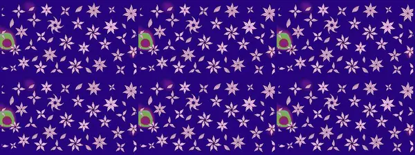 Küçük renkli çiçekler. Moda baskıları için zarif bir şablon. Küçük çiçekte güzel bir desen. Motley illüstrasyonu. Mavi çiçekli bahar çiçekleri.