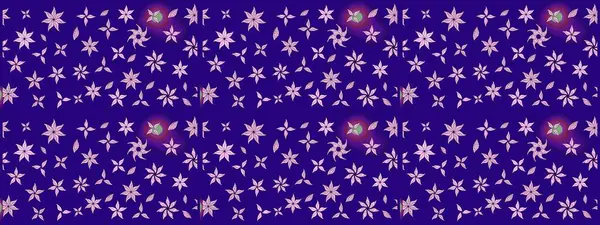 Küçük çiçekte güzel bir desen var. Doğa. Çiçek arkaplan. Çiçek kolajı. Raster deseni. - Mavi çiçekler. Çiçek bileşimi.