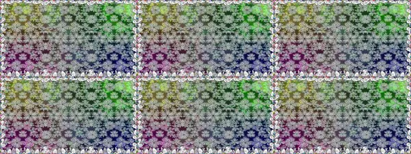 Gri renkli çiçekler. Kusursuz çiçek deseni. Raster illüstrasyonu. Düz Çiçek Elementleri Tasarımı. Renkli Bahar Temalı Kusursuz Arkaplan. Asya tekstil tarzında.