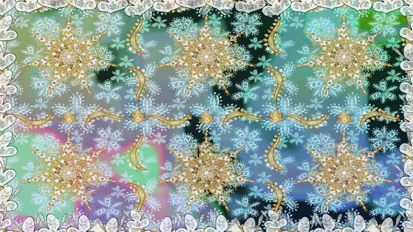 Çiçek süsü kumaş deseni, cam, çiçek desenli altın elementli, nötr renklerde metal. Klasik raster altın pürüzsüz desen.