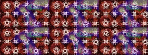 Raster illüstrasyonu. Renkli arka planda izole kar taneleri. Yüzey için tekrarlanan doku, ambalaj kağıdı, kahverengi, kırmızı ve nötr renkler. Kış kar tanesi, raster arkaplan.