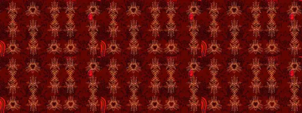 Kırmızı, siyah ve kahverengi renkte kar tanesinden yapılmış kış deseni. Kış konsepti Düz yatıyordu. Raster illüstrasyonu.