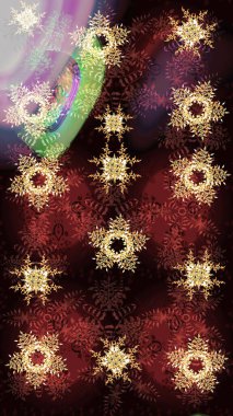 El çizimi Noel Raster illüstrasyonu. Kar Taneleri Karalamaları. Yeni Yıl Dekoratif Kar Taneleri Arkaplanı.