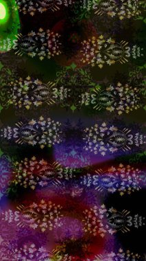 Güzel kumaş deseni. Güzel suluboya yaz çiçekleri deseni..