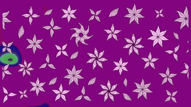 Yumuşak, bahar çiçekli arka plan. Çiçekli karalama şeklinde Raster çiçek deseni. Mor renkte çiçekler.