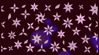 Küçük çiçekte güzel bir desen. Küçük renkli çiçekler. Motley illüstrasyonu. Moda baskıları için zarif bir şablon. Çiçekli yaz çiçekleri. Çizim.