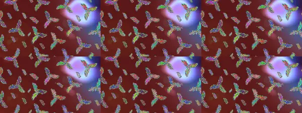 Son moda kar taneleri ve elementler onun kartlarını gösteriyor. Kar taneleri tasarımı. Modern soyut tasarım posteri, kapak, kırmızı, kahverengi ve mor renkli kart tasarımı. Retro biçim dokusu, kış elementleri.