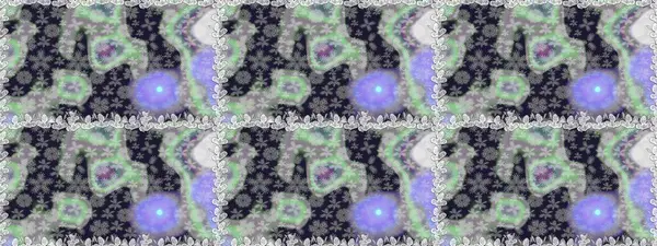 Vadinin gri renkli çiçekleri. Çiçekler. Soyut etnik raster pürüzsüz desen.