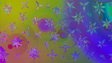 Çiçek kompozisyonu, el boyası, hassas şablon. Sevgililer günü ve tebrik kartı konsepti için şık bir davetiye. Üst manzara, yumuşak stil. Yeşil renkte manzaralı çiçek deseni.