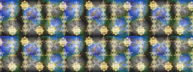 Renkli elementlerle Raster ilginç desen