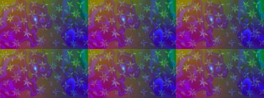 Raster illüstrasyonu. Küçük çiçekteki sevimli çiçek deseni. Çizim.