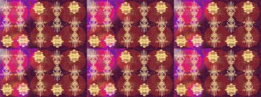 Nakış desenli çiçek deseni. Renkli grunge, renkli, mor ve kahverengi çiçeklerle soyut bir arka plan oluşturur. İzler, kumaş, duvar kağıtları, tekstil için raster dokusu.