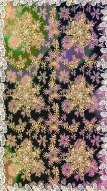 Gri renklerde, altın elementli, pürüzsüz bir desen. Şam tasarım için kusursuz desen.