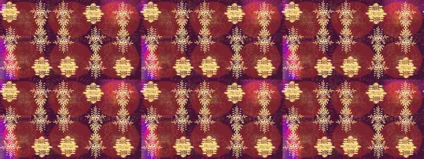 Soyut etnik raster çizim kalıbı. Kabile sanatı boho baskısı, klasik çiçek arkaplanı. Arkaplan dokusu, duvar kağıdı, kırmızı, mor ve kahverengi renkli çiçek teması.