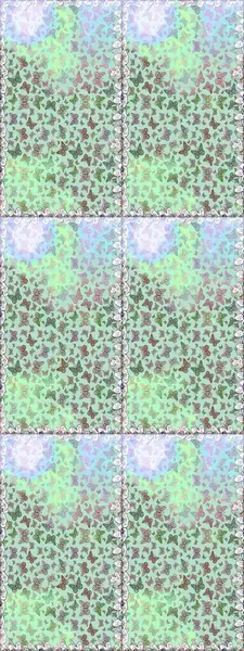 Raster. Kağıt, kumaş, ambalaj kağıdı ve duvar kâğıdı tasarımı için hoş bir arkaplan. Çocuk kelebeklerin pürüzsüz deseni. Tarafsız ve yeşil renklerde sanat kelebekleri.