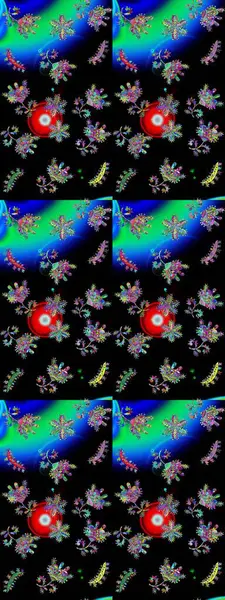 Arkaplanda soyut kar taneleri olan düz tasarım. Kar tanesi süsleme deseni. Kar taneleri deseni. Kar taneleri arka planda. Raster illüstrasyonu.